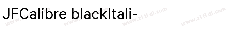 JFCalibre blackItali字体转换 JFCalibre blackItali字体转换
